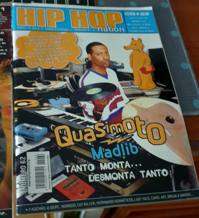 Portada de Hip Hop Nation número 62 con War4.org destacado en el bocadillo de contenidos